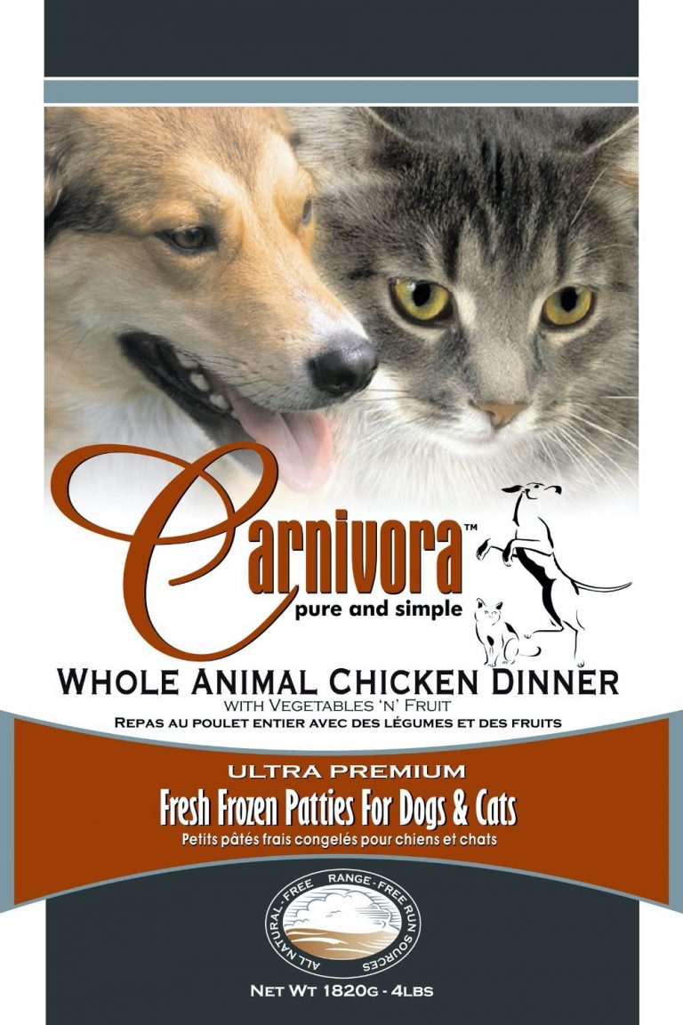 Carnivora Whole Animal Chicken Dinner With Vegetables 'N' Fruit bag