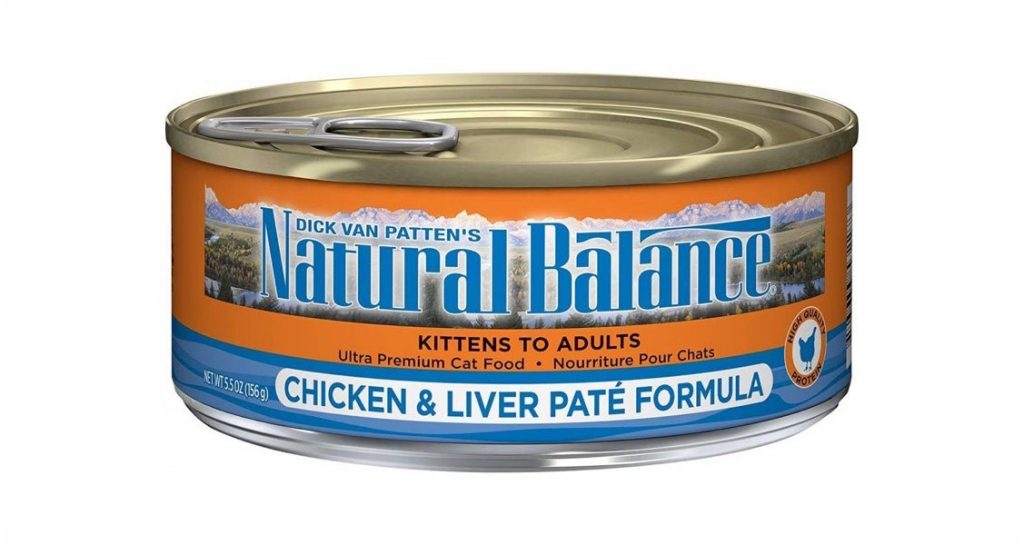 Natural Balance® Ultra Premium Chicken & Liver Paté Formula can