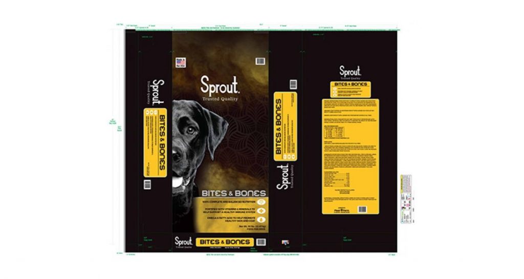 SPROUT® BITES & BONES packaging