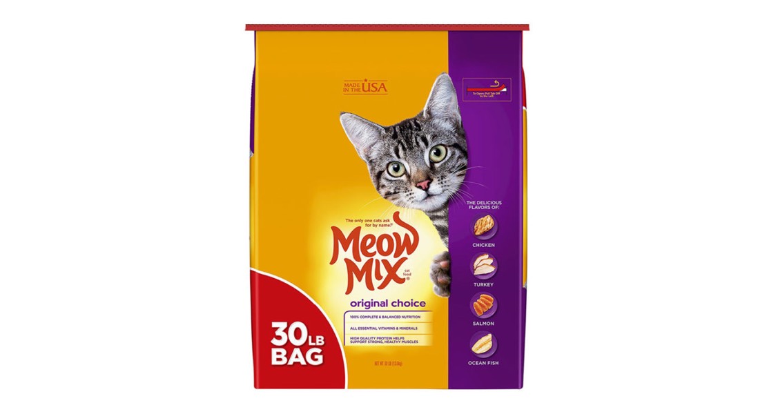 J. M. Smucker Co. Voluntarily Recalls Two Lots of Meow Mix® Original Choice Dry Cat Food for Potential Salmonella Contamination