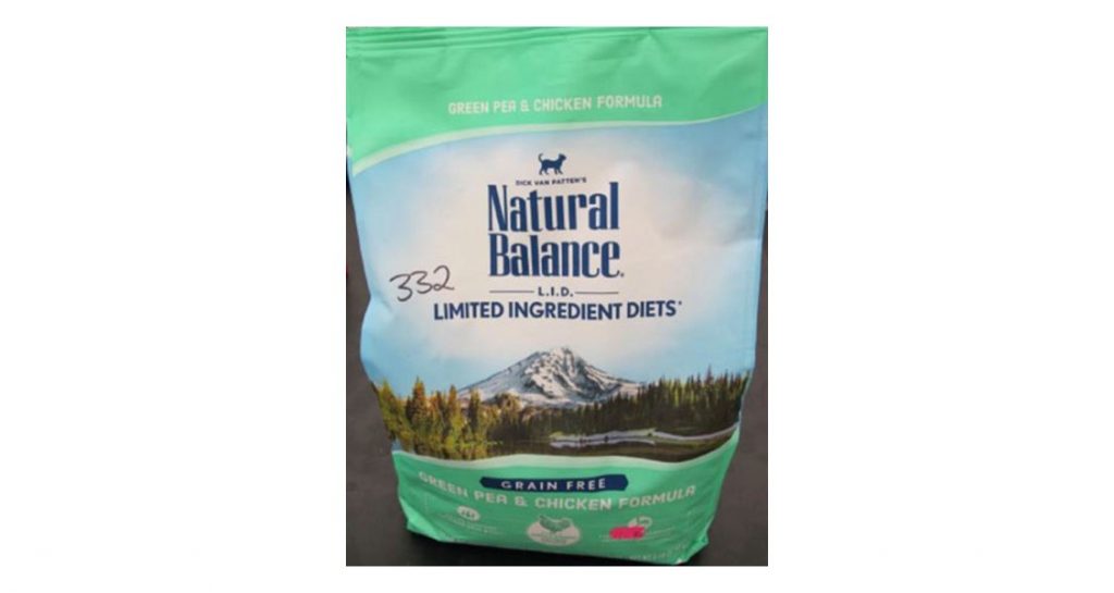 Natural Balance L.I.D. Limited Ingredient Diets Green Pea & Chicken Formula dry cat food front packaging