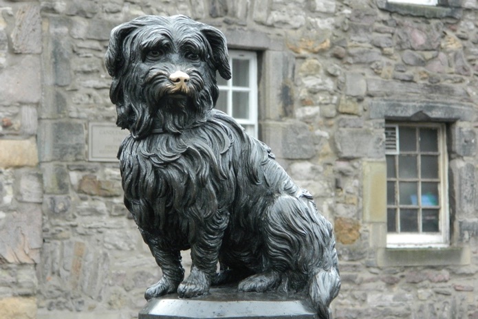 Greyfriars Bobby and the dogs immortalised in statues