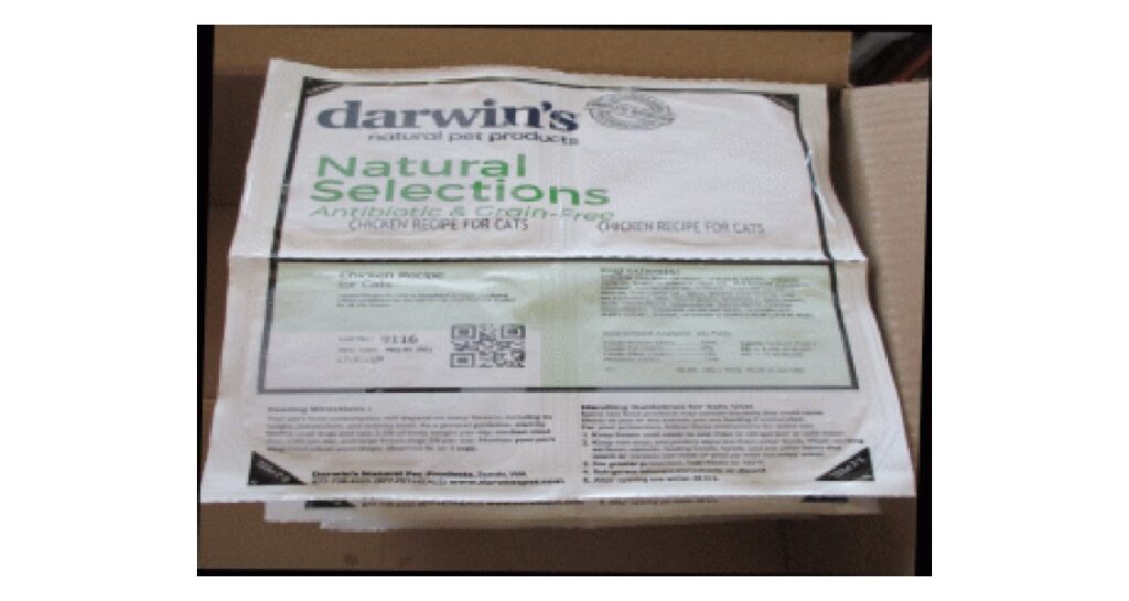 Darwin’s Natural Pet Products Natural Selections Antibiotic & Grain Free Chicken Recipe for Cats front package